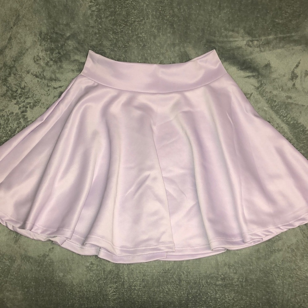 Lavender high waist skater skirt